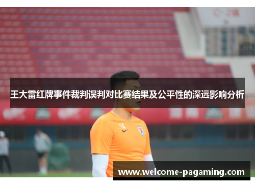 王大雷红牌事件裁判误判对比赛结果及公平性的深远影响分析 王大雷红牌事件裁判误判对比赛结果及公平性的深远影响分析